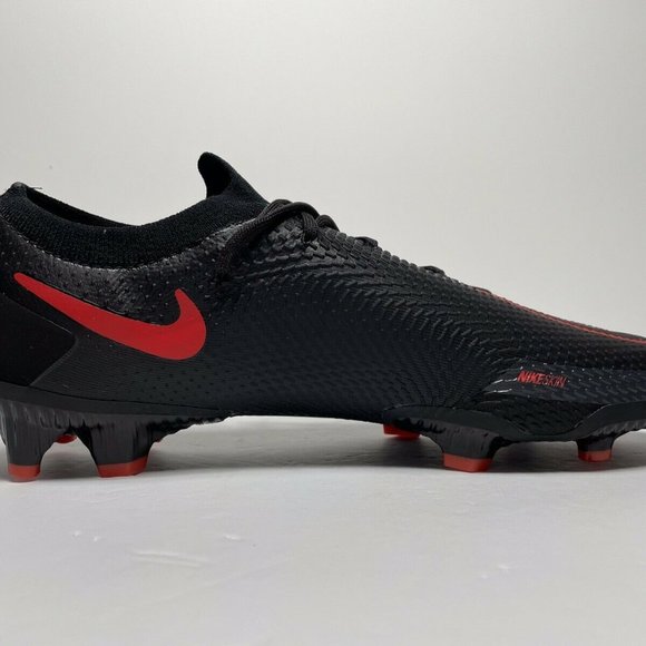 Nike Phantom GT Pro FG CK8451-060 Flyknit Soccer Cleats Men 8 Women 9.5 Black main image 12
